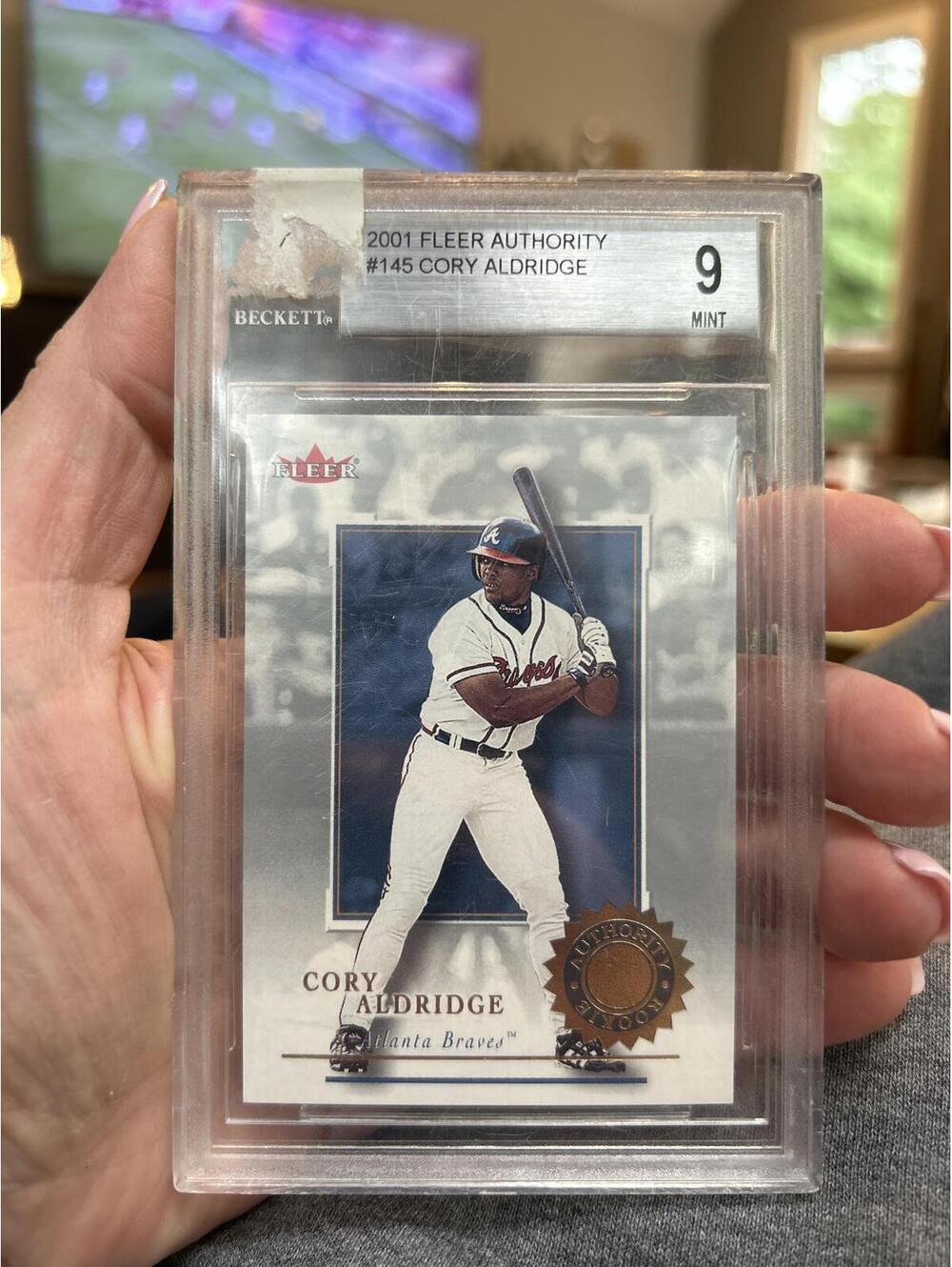 2001 Fleer Authority Cory Aldridge #145 - Mint Condition